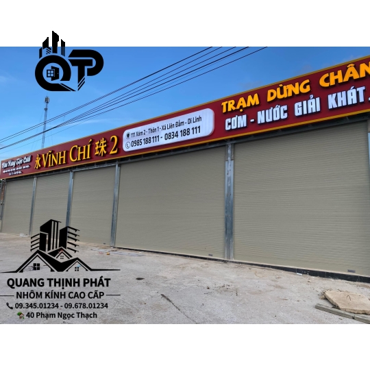 CỬA CUỐN SANG TRỌNG VÀ DỄ DÀNG ĐÓNG MỞ