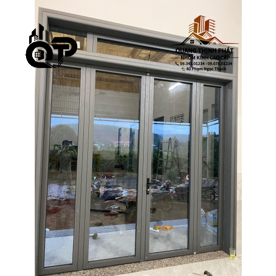 CỬA NHÔM KÍNH 4 CÁNH ĐẸP MẮT