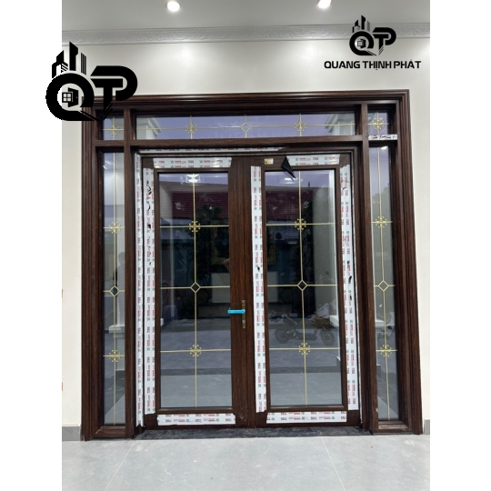 CỬA CÁNH KÍNH 2 CÁNH SANG TRỌNG